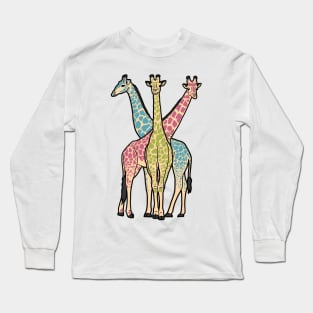 Giraffe Tower Long Sleeve T-Shirt